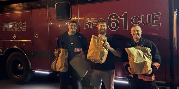 Washington Firefighters Help Deliver Groceries After Instacart Driver Suffers Accident